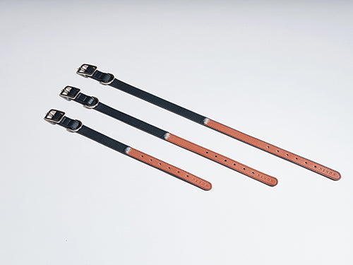 HART DOUBLE COLORS COLLAR - BLUE ORANGE