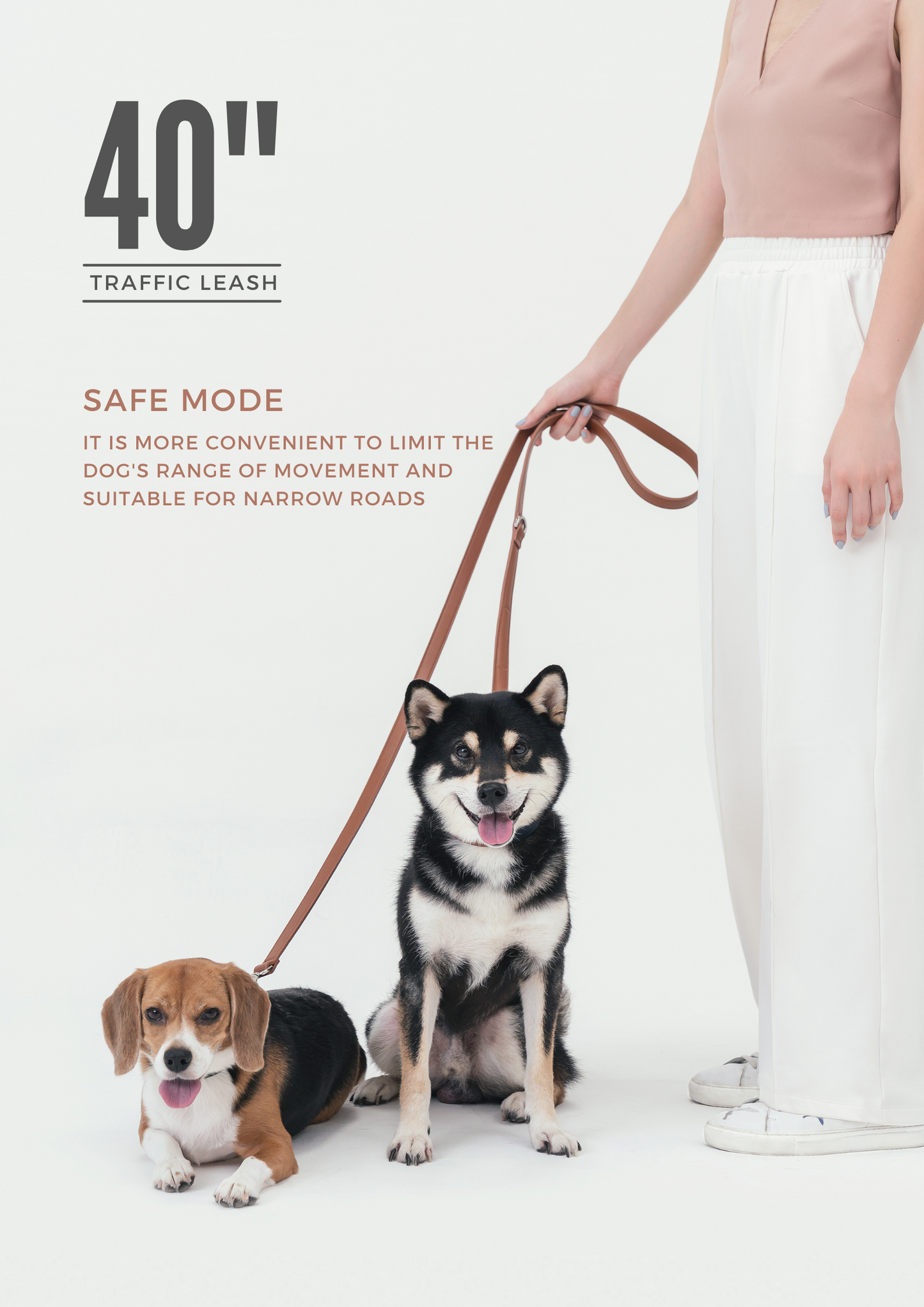 HART MULTI-FUNCTION LEASH- AMBER ORANGE
