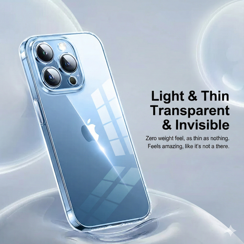 Crystal Clear Shockproof Case for iPhone 16 Series | Anti-Yellowing & Slim Fit