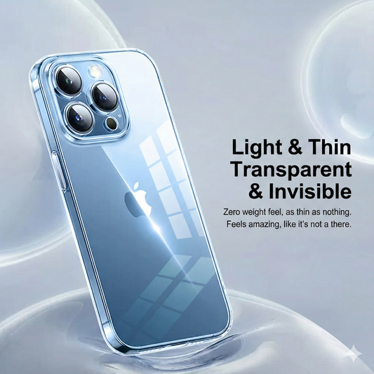 Crystal Clear Shockproof Case for iPhone 16 Series | Anti-Yellowing & Slim Fit