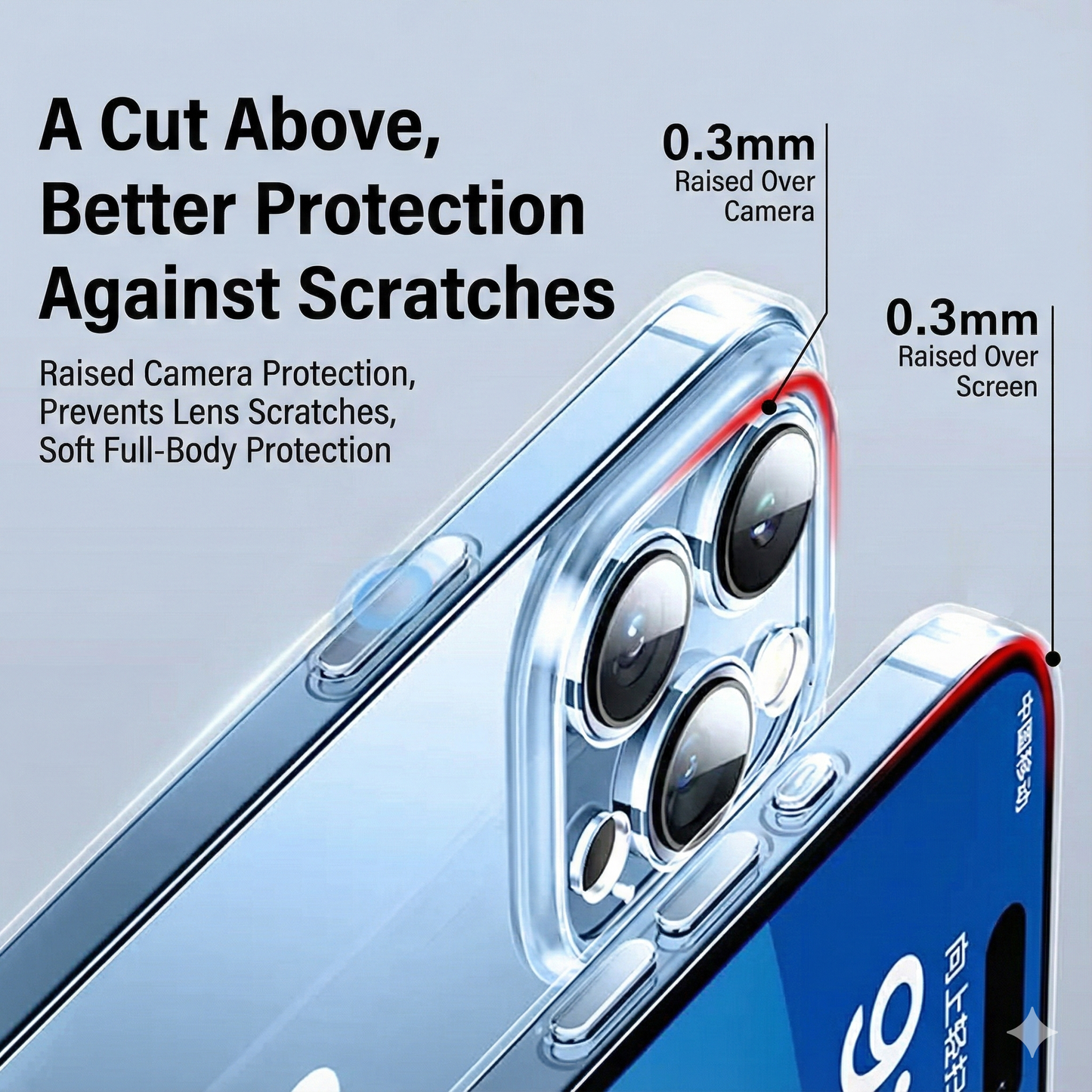 Crystal Clear Shockproof Case for iPhone 16 Series | Anti-Yellowing & Slim Fit