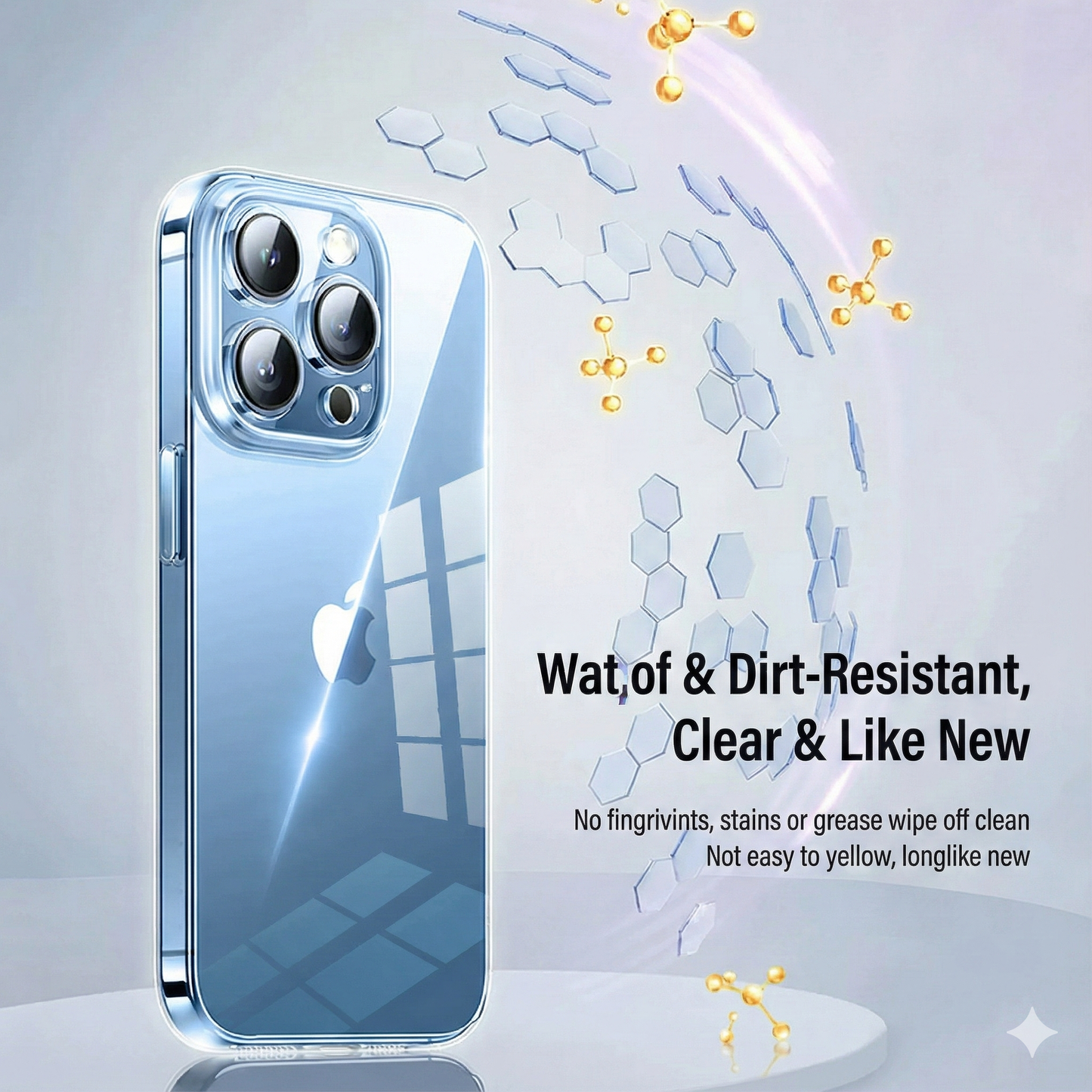 Crystal Clear Shockproof Case for iPhone 16 Series | Anti-Yellowing & Slim Fit