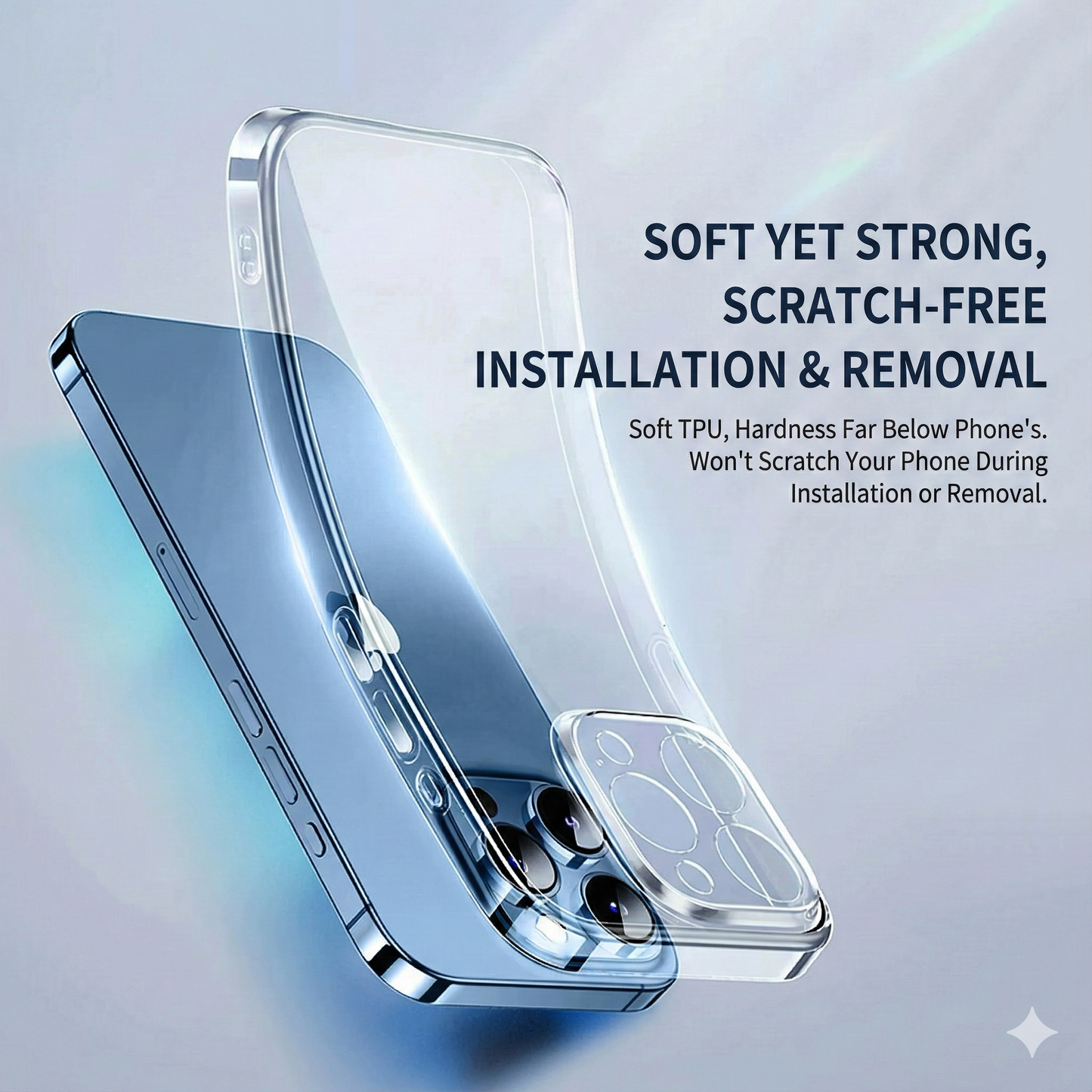 Crystal Clear Shockproof Case for iPhone 16 Series | Anti-Yellowing & Slim Fit