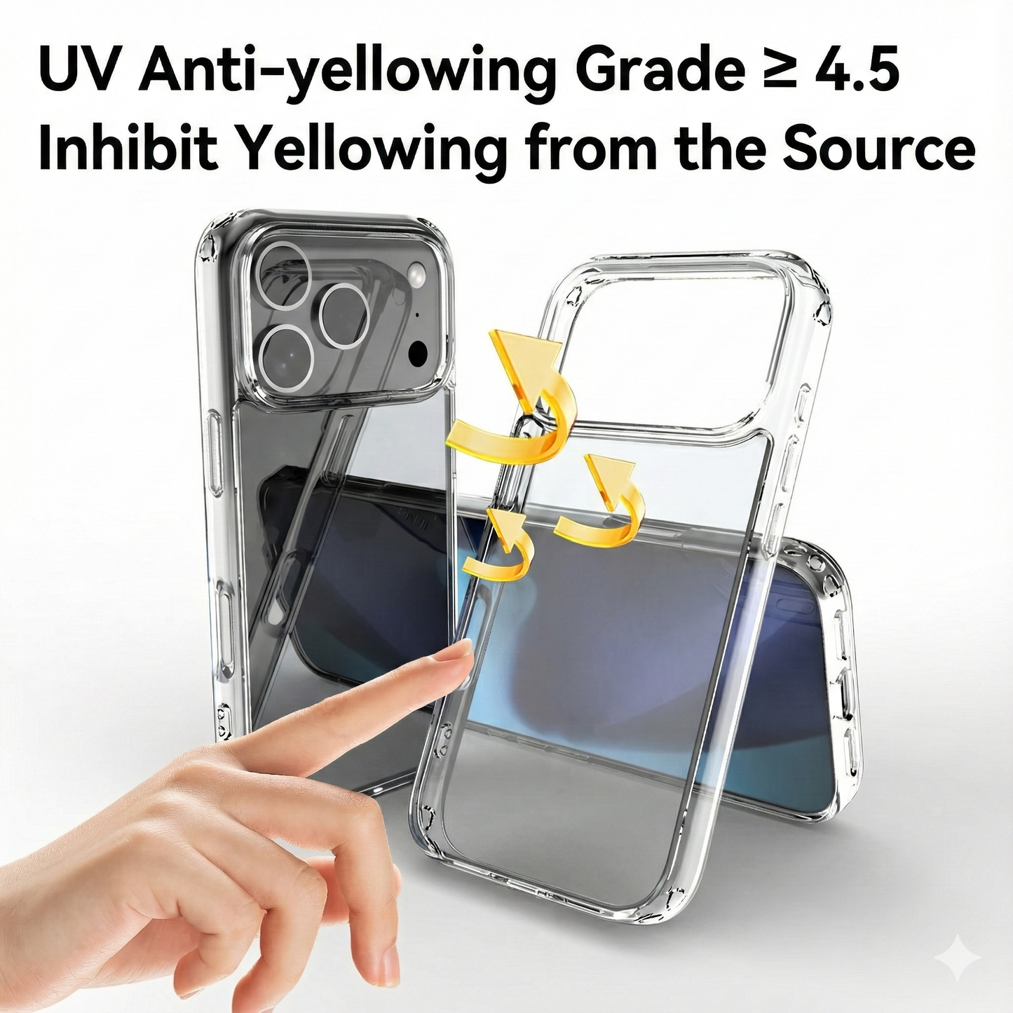 [NEW] iPhone 17 Series Crystal Clear Case | Premium Hybrid Protection