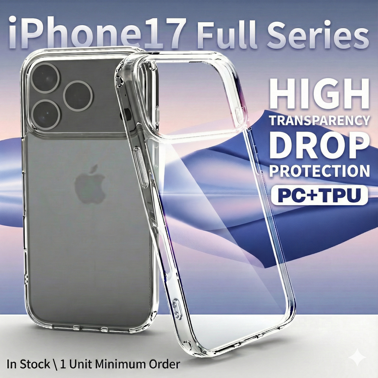[NEW] iPhone 17 Series Crystal Clear Case | Premium Hybrid Protection